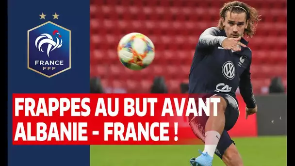 Face au but à Tirana avant Albanie-France, Equipe de France I FFF 2019