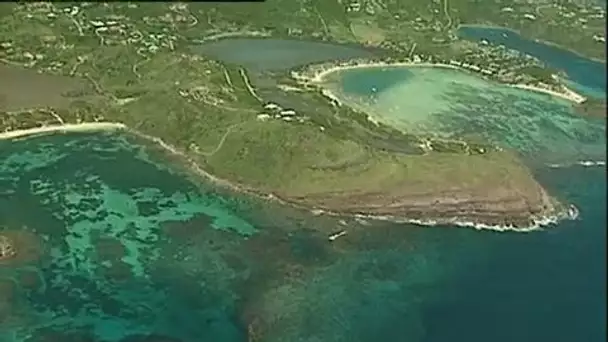 Saint Barthélemy-Guadeloupe : l'anse de Petit Cul-de-Sac