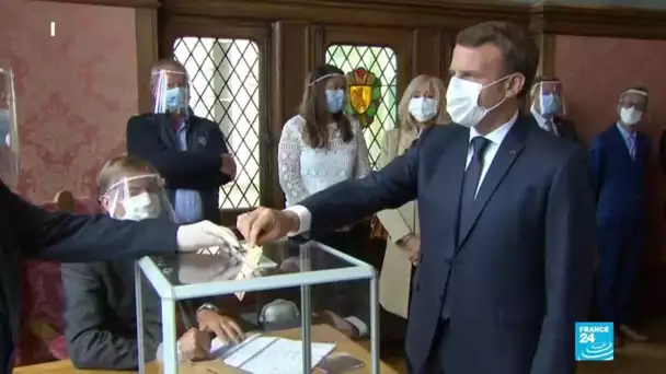 Au lendemain d'une vague verte aux municipales, E. Macron reçoit la Convention citoyenne pour le cli