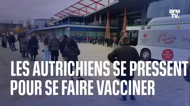 Pourquoi y a-t-il des files d'attente devant les centres de vaccination en Autriche ?