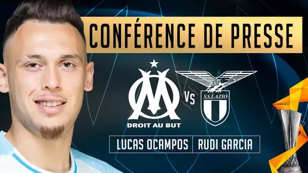 La conférence de Lucas Ocampos et Rudi Garcia #OMLazio