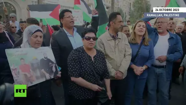 🇵🇸 Palestine : des citoyens protestent contre les déclarations de Macron en Israël