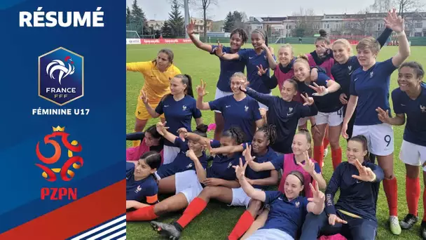 U17F, Qualifs Euro 2022 : France-Pologne (6-1), le résumé