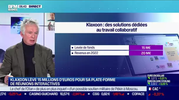 Klaxoon lève 15 millions d'euros pour sa plateforme  de réunions interactives