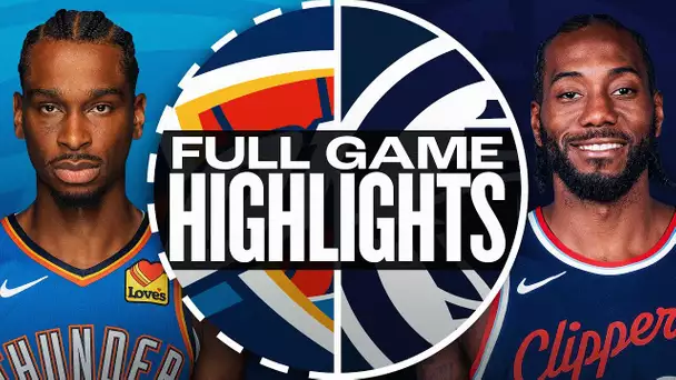THUNDER at CLIPPERS | FULL GAME HIGHLIGHTS | March 23, 2025