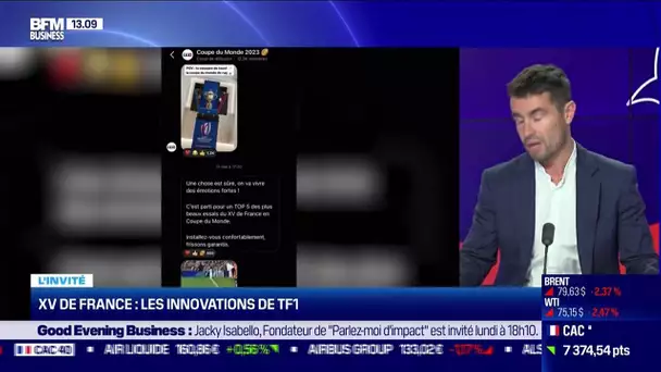 Hebdo Com: XV de France, les innovations de TF1