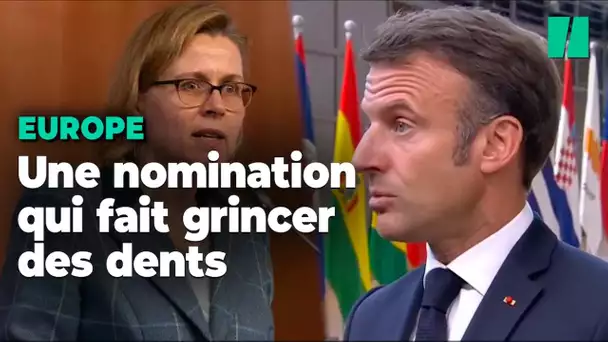 Emmanuel Macron dubitatif face à la nomination d'une experte américaine à la concurrence de l'Europe