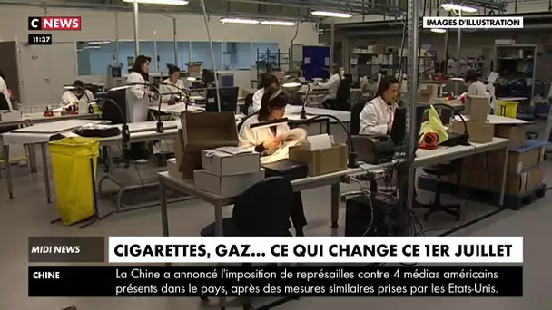 Cigarettes, gaz, ...Ce qui change ce 1er juillet