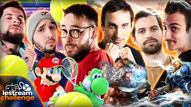 Qui seront les boss sur Mario Tennis Aces et Smite ? 🎾⚡ | LeStream Challenge #48