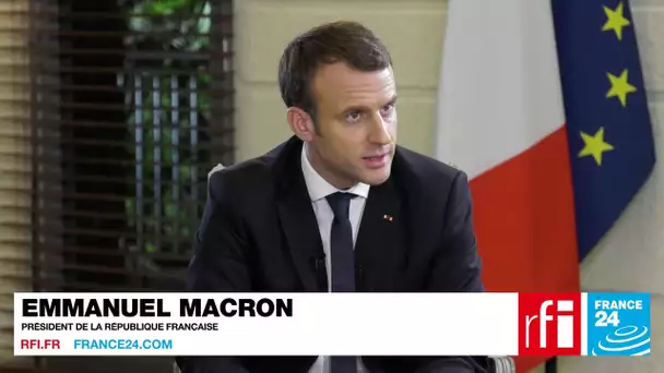 Ghislaine Dupont & Claude Verlon : "L'engagement de la France est entier" dit Emmanuel Macron