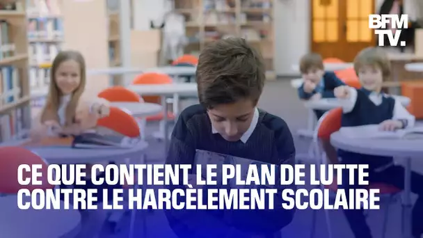 Ce que contient le plan de lutte contre le harcèlement scolaire