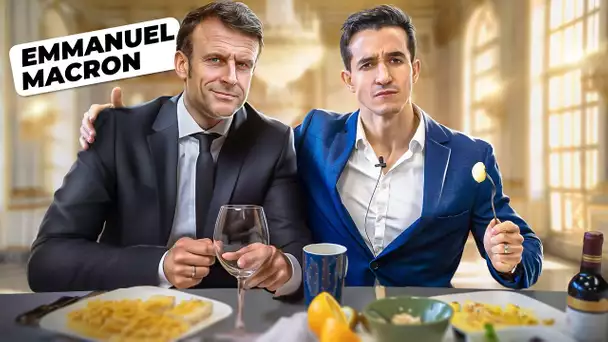 JE MANGE COMME EMMANUEL MACRON !!