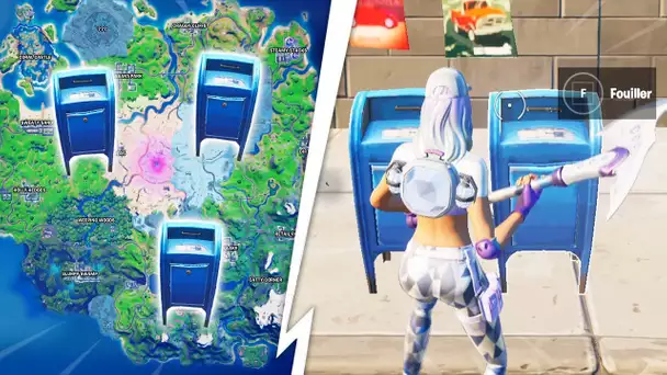 "TROUVER DES INDICES A PLEASANT PARK, HOLLY HEDGES ET LAZY LAKE" ! (FORTNITE DEFIS SAISON 5)