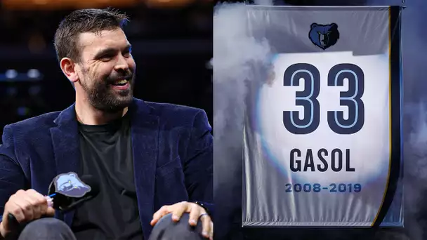 Marc Gasol's Memphis Grizzlies Jersey Retirement