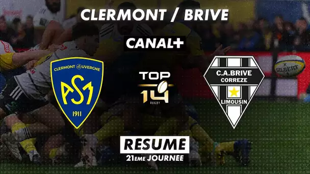 Le résumé de Clermont / Brive - TOP 14 - 21ème journée