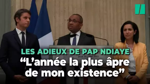 Remaniement ministériel : Pap Ndiaye tire les leçons de « l’année la plus âpre de son existence »