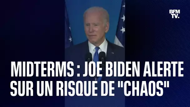 Joe Biden alerte sur un risque de “chaos en Amérique”