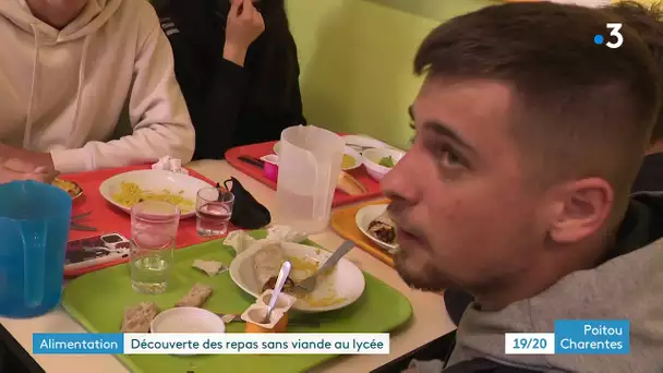 Découverte des repas végétarien au lycée Elie Vinet à Barbezieux