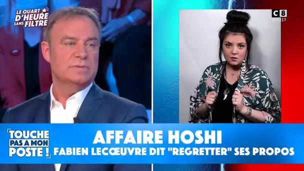 Affaire Hoshi : Fabien Lecœuvre dit "regretter" ses propos