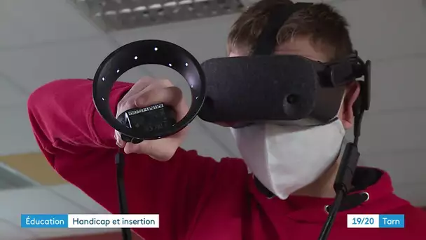 Tarn : immersion virtuelle dans les métiers de l'industrie pour des élèves en situation de handicap