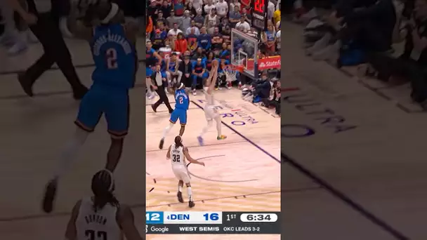 Aaron Gordon steal Braun slam!