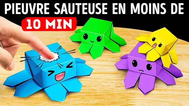 Elle Saute Vraiment ! || Pieuvre en Origami Étape par Étape