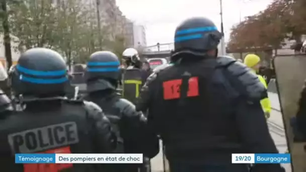 Un pompier de Dijon blessé lors d’une manifestation à Paris