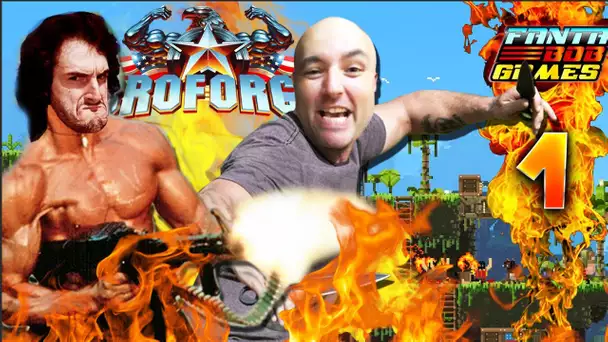 Fanta et Bob dans BroForce - FANTABOBFORCE !