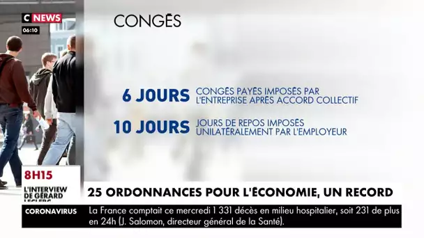 Coronavirus : 25 ordonnances pour l'économie, un record sous la cinquième République