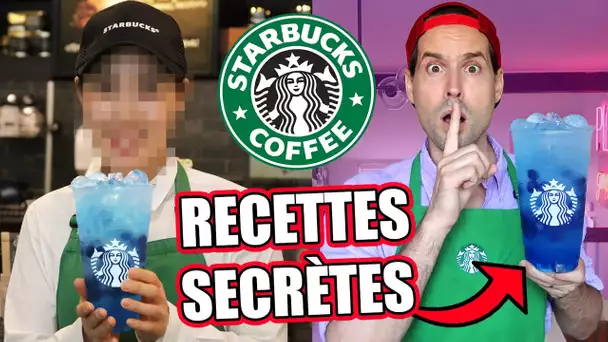 Je fais des RECETTES STARBUCKS à la maison (recette secrète) - HUBY