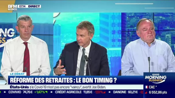 Le débat : Réforme des retraites, le bon timing ?