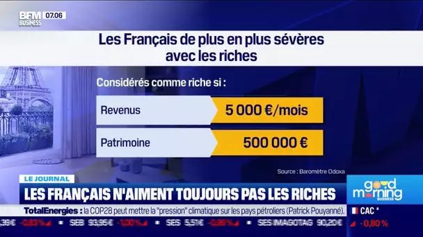 Les Français n'aiment toujours pas les riches