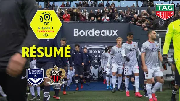 Girondins de Bordeaux - OGC Nice ( 1-1 ) - Résumé - (GdB - OGCN) / 2019-20