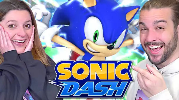 ON COURT LE PLUS VITE POSSIBLE AVEC SONIC SUR SONIC DASH !