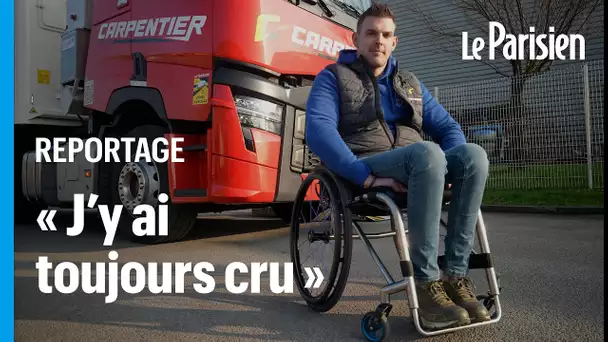 En fauteuil roulant et chauffeur routier, le combat gagné de Jérémy