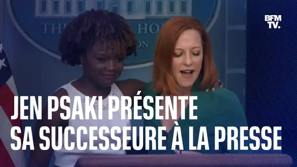 Karine Jean-Pierre, la future porte-parole de la Maison Blanche présentée à la presse