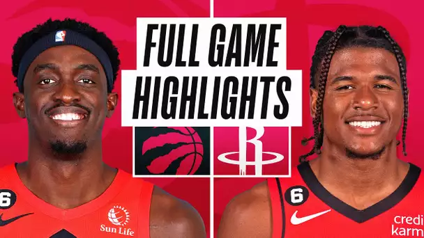 RAPTORS at ROCKETS | NBA PRESEASON FULL GAME HIGHLIGHTS | October 6, 2022