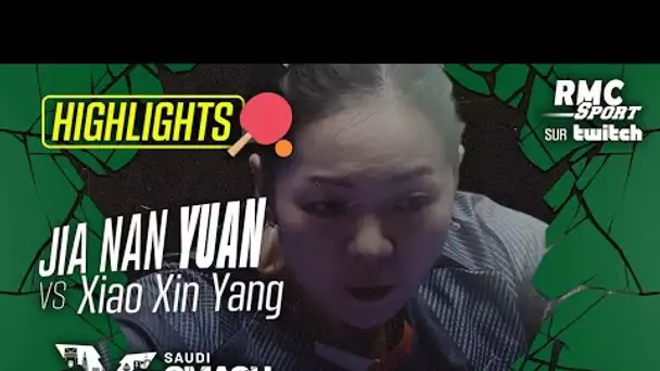 Résumé Saudi Smash : Jia Nan Yuan vs Xiao Xin Yang