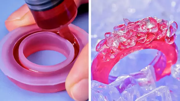 🩷FABULEUSES CRÉATIONS💍✨POLYMÈRE, STYLO 3D, COLLE ET RÉSINE ÉPOXY !