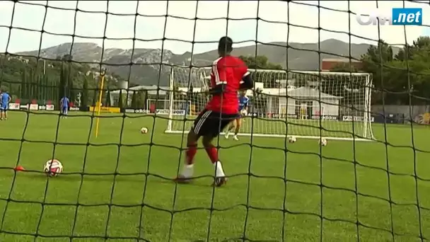 Steve Mandanda à l'entrainement