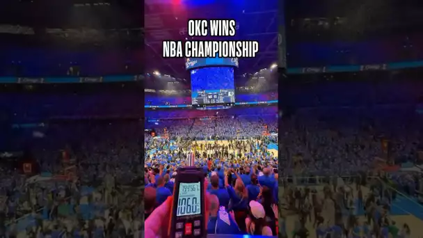 One week ago…Paycom Center was LOUD after the OKC Thunder won their first championship!
