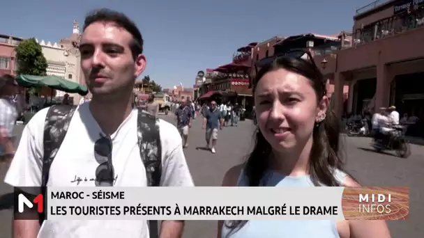 Maroc-Séisme: les touristes présents à Marrakech malgré le drame