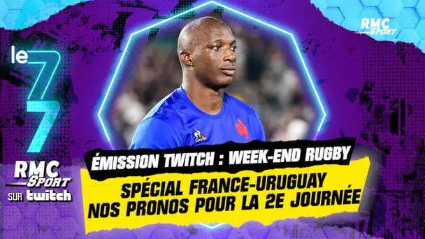 Twitch RMC Sport - Weekend Rugby : Spécial France - Uruguay et nos pronos pour les matchs de la J2!