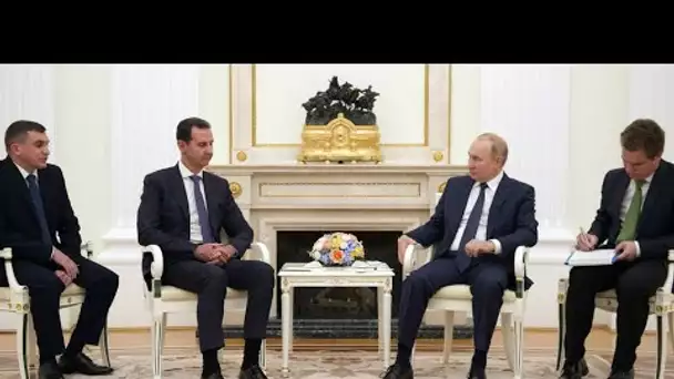 Vladimir Poutine reçoit Bachar al-Assad et critique l'ingérence étrangère en Syrie