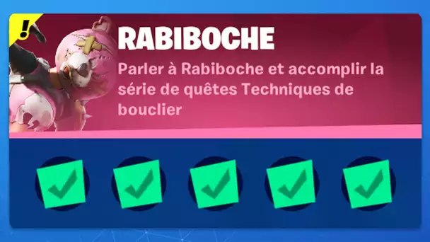 TERMINER LES QUETES RABIBOCHE "CARTES A REMPLIR" SUR FORTNITE (FORTNITE DEFI SAISON 8)