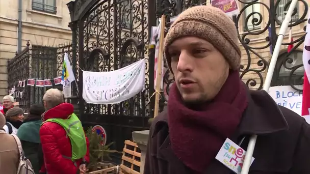 Contre la réforme des retraites : Léon Lefrançois, professeur au collège Gounod de Canteleu