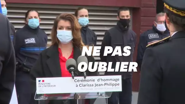 Marlène Schiappa et le maire de Montrouge rendent hommage à Clarissa Jean-Philippe