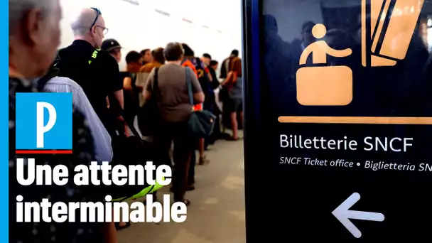 SNCF : aux guichets des gares, une attente de plus en plus longue