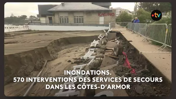 Inondations : 570 interventions des services de secours dans les Côtes-D'armor