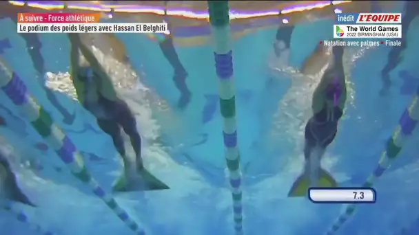 Natation avec palmes :  La finale du relais 4x100 féminin des Jeux Mondiaux de Birmingham